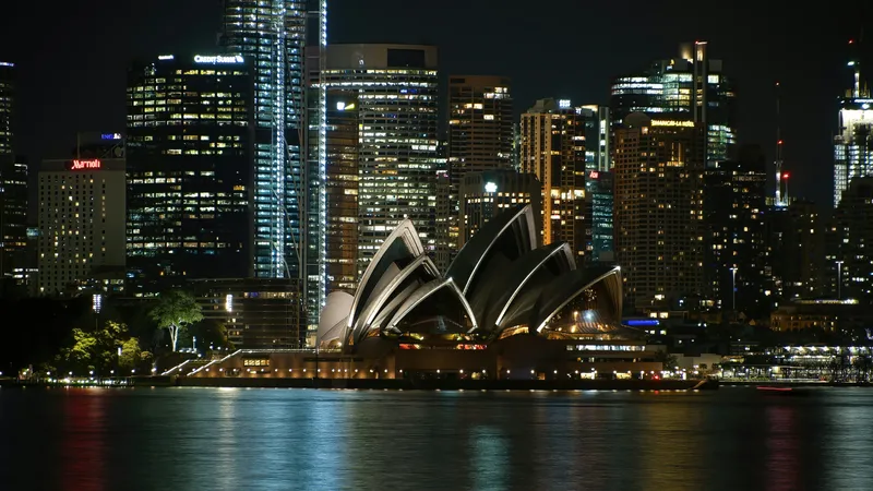 Sydney at night